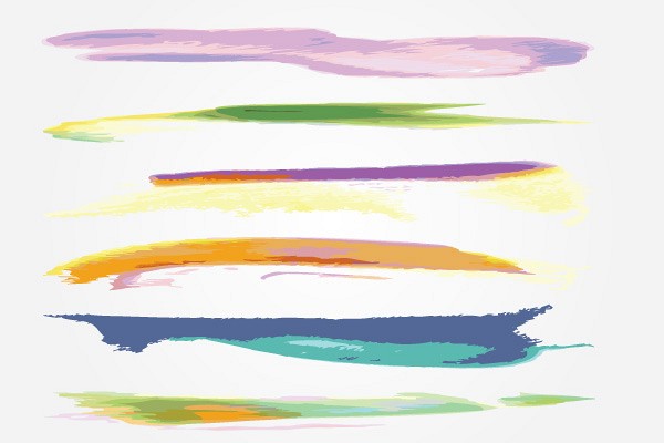 100 Watercolor Vector Brushes