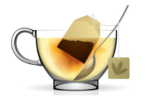 Tea Cup Vector Graphic