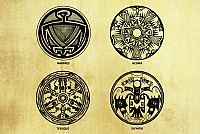 Native American Symbols Vector