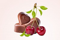 Chocolate & Cherry Candy Vector