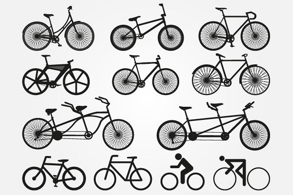 12 Vector Bicycles