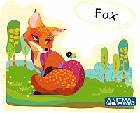 Colorful Fox Vector Illustration