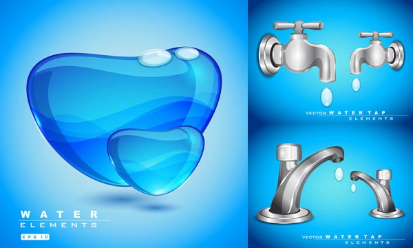 Water Faucet Vector