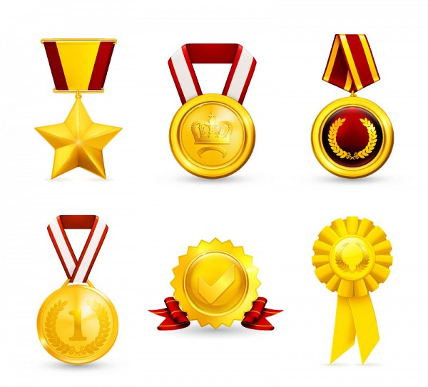 Golden Vector Medals