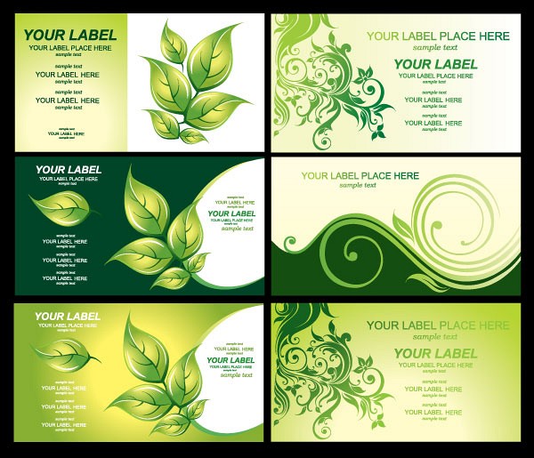 Green Eco Business Card Templates