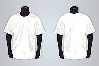 Plain White T-shirt Template