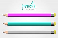Colorful Vector Pencils