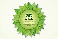 Green Eco Poster Vector