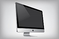 Apple iMac 27 inch Vector