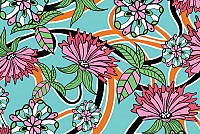 Summer Floral Wallpaper Pattern