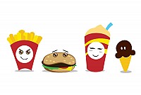 Fastfood Combo Meal Vector