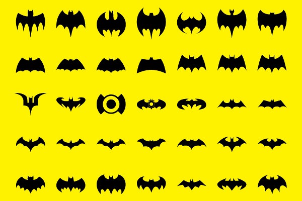 Batman Bat Vector Logotypes