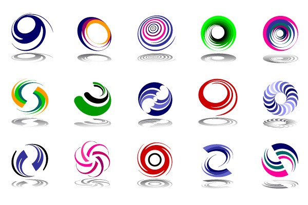 Circle Logo Elements Vector