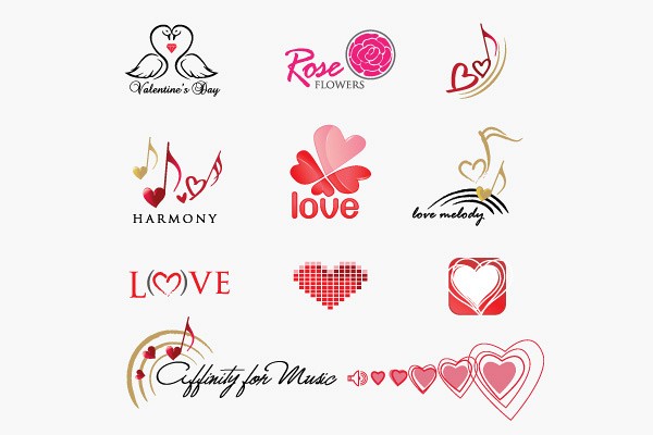 Valentine's Vector Logotypes