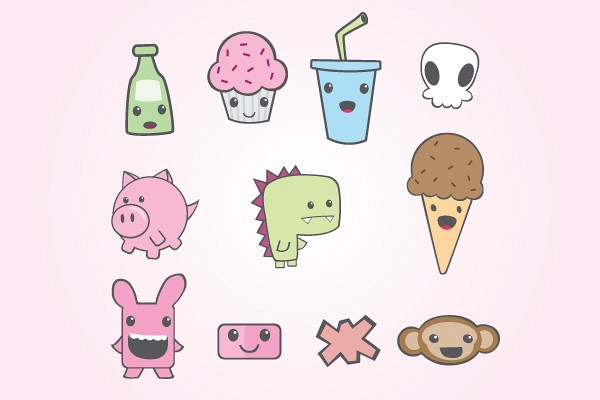 Cute Vector Objects