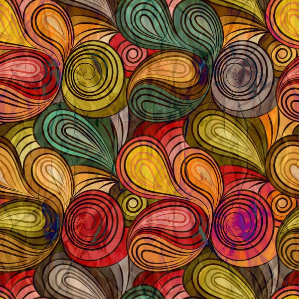 Abstract Spiral Vector Background Pattern