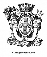 Heraldry Crest Emblem Vector