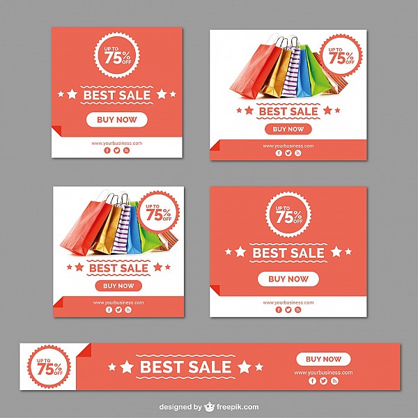 Promotional Sale Vector Stationery