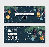Happy New Year 2016 Banners